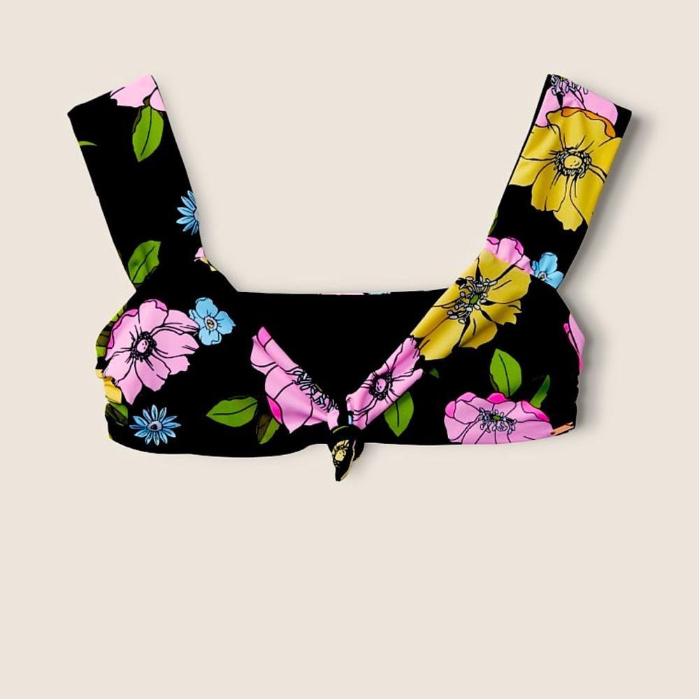 Victoria’s Secret PINK 4 way reversible Cap Sleeve Bikini Top NWT